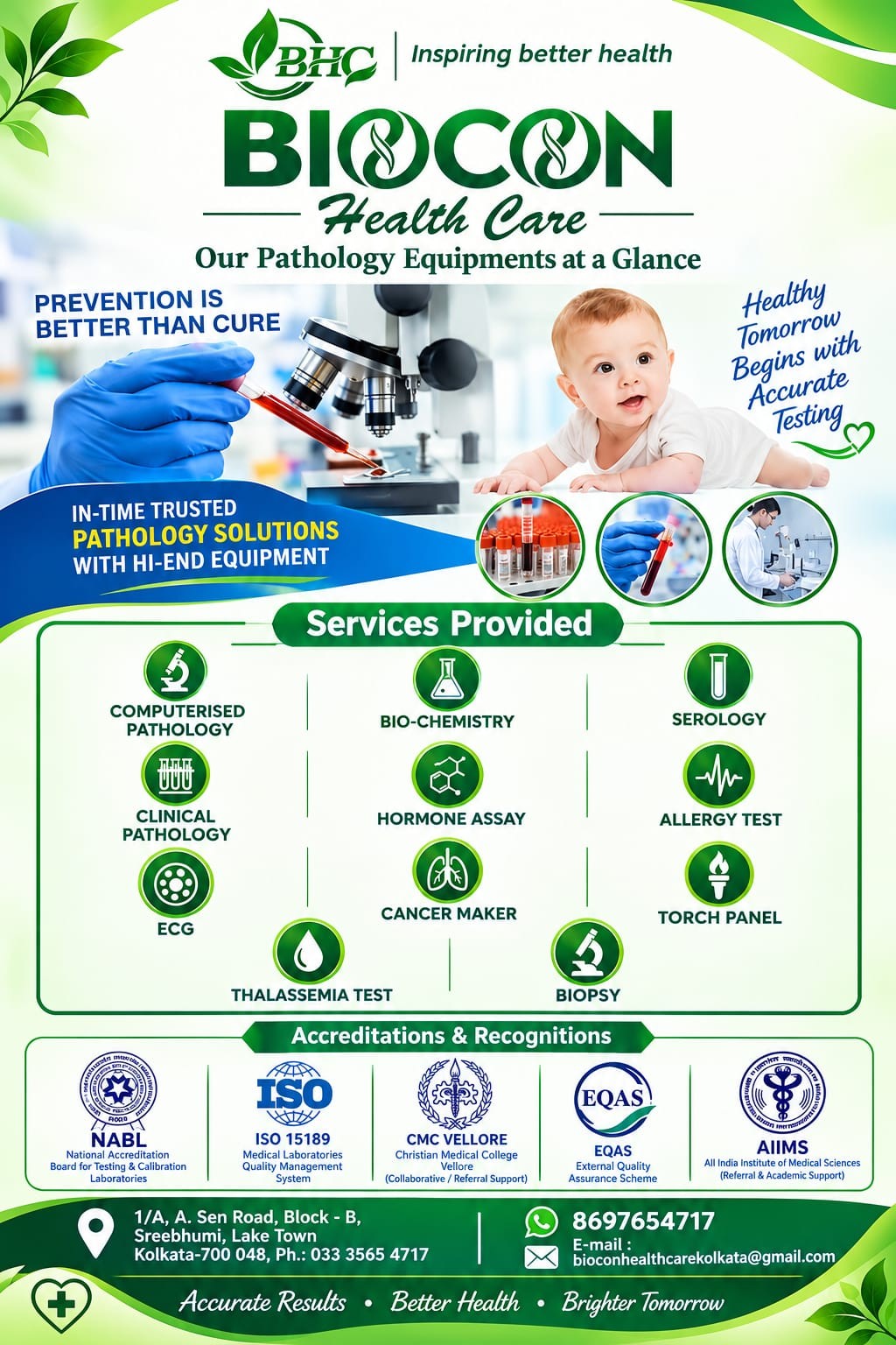 Biocon Healthcare laboratory services